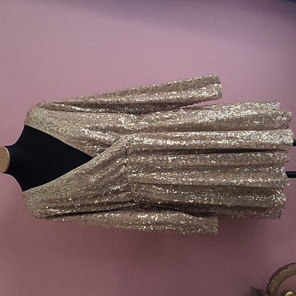 Sequin Skater Dress